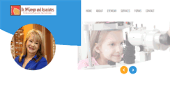 Desktop Screenshot of mcgregoreyecare.com